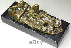 1920/1930 A Gennarelli Tr Rare Statue Sculpture Art Deco Bronze Modernisme Homme