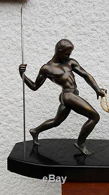 1930/1940-Kowas-statue-sculpture art deco chryselephantine en etat parfait