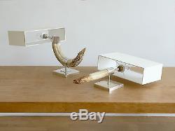 1970 Applique Art-deco Neo-classique Moderniste Shabby-chic Bronze Argente