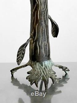 1970 Lampe Art-deco Moderniste Bauhaus Shabby-chic Bronze