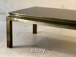 1970 Maison Jansen Table Basse Art-deco Bronze Neo-classique Shabby-chic