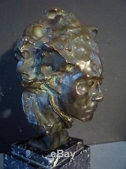 Alfredo PINA Bronze art deco signé beethoven