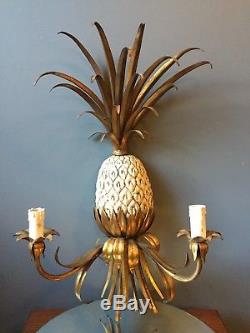 Applique Ananas Bronze Maison Charles Freres Circa 1950 Design Francais Art Deco