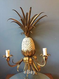 Applique Ananas Bronze Maison Charles Freres Circa 1950 Design Francais Art Deco