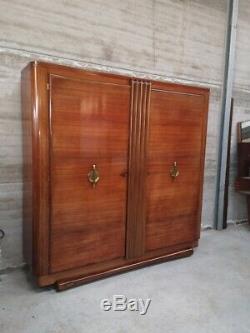 Armoire cabinet dressing palissandre art déco 1930 maurice rinck maxime old