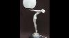 Art Deco Biba Table Lamp Bronze Figurine Light