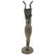 Art Deco Bronze Sculpture Medusa Erotic Myth Greek Snakes Naked Ornament 01028