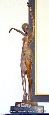 Art Deco Bronzeskulptur signiert Chiparus Bronze Figur Bronze Skulptur Bronze