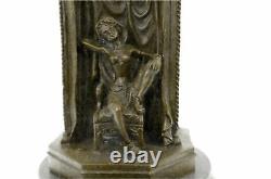 Art Déco Musée Qualité Par Bergman Bronze Sculpture Très Détaillé Statue Décor