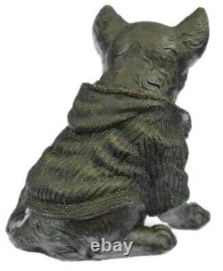 Art Déco Vienne Bronze Par Milo Chihuahua Chien Animal Sculpture Home Deco Solde