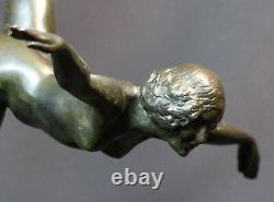 B 1930 belle Sculpture bronze Botinelly 37cm3.4kg Susse paris danseuse art déco