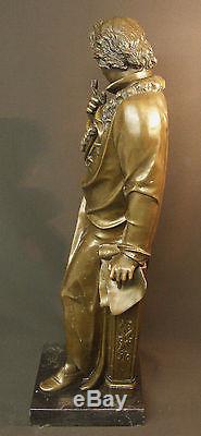 B 1930 grand bronze de Beethoven sculpture statue 21kg73cm art déco musique TBE