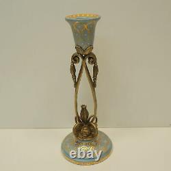 Bougeoir Style Art Deco Style Art Nouveau Porcelaine Bronze