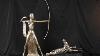 Bronze Art Deco Diana Huntress Archer Figurine