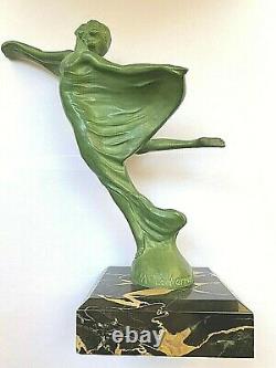 Bronze De Max Le Verrier Envol Mascotte Art Déco