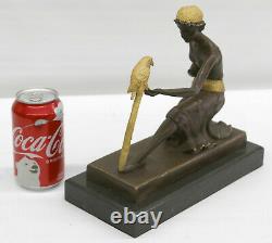 Bronze Exceptionnel Art Déco Chiparus Femme Dancer Sculpture Déco Deal Solde