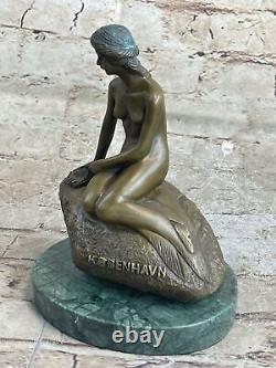 Bronze Sculpture Art Déco Sexy Exotique Chair Femelle Figurine