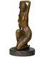 Bronzeskulptur Tänzerin Artdeco erotische Kunst 30cm Skulptur Bronze