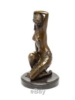 Bronzeskulptur Tänzerin Artdeco erotische Kunst 30cm Skulptur Bronze