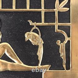 Coffret Art Déco en Bronze et Tissu Europe Années 20-30