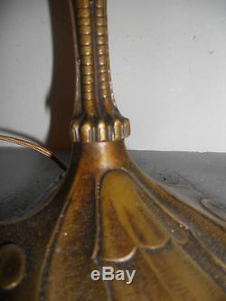Daum Nancy Splendide Lampe Bronze C. Ranc Signée Art Nouveau/deco 25 / 30