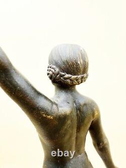 Epoque Art Déco sculpture en bronze signée C. MAIRE