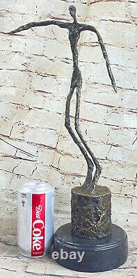GIA Chiparus Solide Bronze Sculpture. Abstrait Art Déco Nouveau Figurine Dali