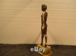 Genuine 1920s art deco bronze figure