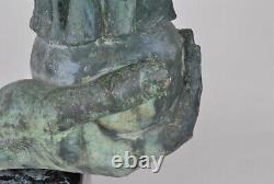 Grand Bronze Victoire Ailée, Symboliste, Art Déco, XXème Siècle