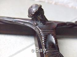 Jean Lambert Rucki Christ En Croix Style Roman Bronze Art Déco Sculpture Cross