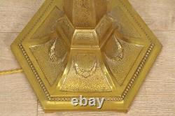 Lampadaire 1930 bronze doré Art-Déco