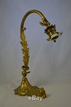 Lampe De Bureau En Bronze Art Deco