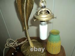Lampe Pied Bronze Art Nouveau/deco Galle Daum Muller Majorelle 1900 Guimard