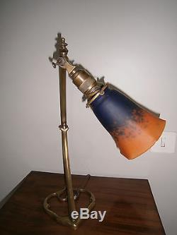Lampe bronze art nouveau signée schneider