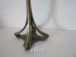 Lampe en bronze Art nouveau-Art Deco Daum Gallé