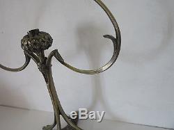 Lampe en bronze Art nouveau-Art Deco Daum Gallé