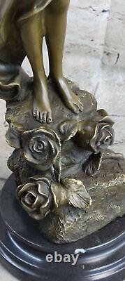 Libellule Lutin Fairy Art Déco Style Nouveau Bronze Fonte Décor Affaire