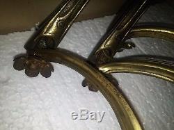 Lustre pâte de verre suspension bronze