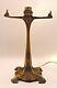 Maurice DUFRENE lampe art nouveau en bronze, follot, leleu, art deco, daum