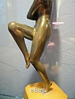 Max Le Verrier-Denis-Bronze art deco-danseuse vendange-becquerel-chiparus-guyot