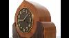 Photoshoot Muhlheim Top Mantel Clock Chime Art Deco Antique 1920s German Bronze Dial Shelf