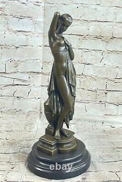 Phryne Bronze Statue Musée Réplique Art Déco Nu Femelle Décor Figure Sculpture