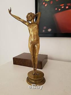 Sculpture Paul Philippe, Art Déco bronze (Colinet, Chiparus) Musée Moscou Russie