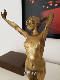 Sculpture Paul Philippe, Art Déco bronze (Colinet, Chiparus) Musée Moscou Russie