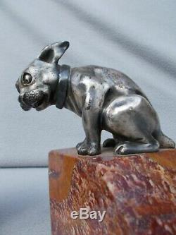 Sculpture en bronze art deco Bonzo dog CORMIER GUILLEMARD RC. IRELAND figurine
