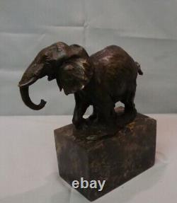 Statue en bronze Elephant Animalier Style Art Deco Style Art Nouveau Bronze