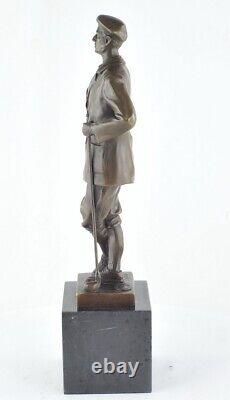 Statue en bronze Golfeur Golf Style Art Deco Style Art Nouveau Bronze Signe