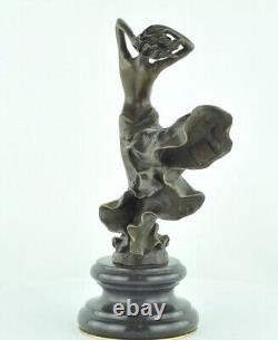 Statue en bronze Nue Danseuse Sexy Style Art Deco Style Art Nouveau Bronze