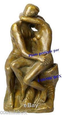 Statuette en bronze Le BAISER de RODIN Auguste statue figurine déco art sculptur