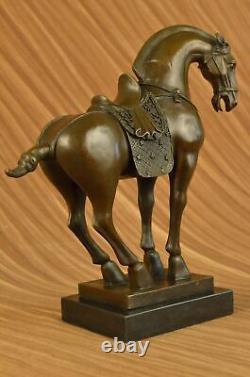 Tang Cheval Par Barye Art Déco Moderne Bronze Sculpture Figurine Fonte Statue